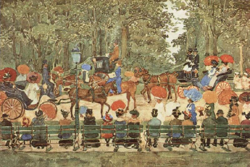 Maurice Prendergast Central Park oil painting image